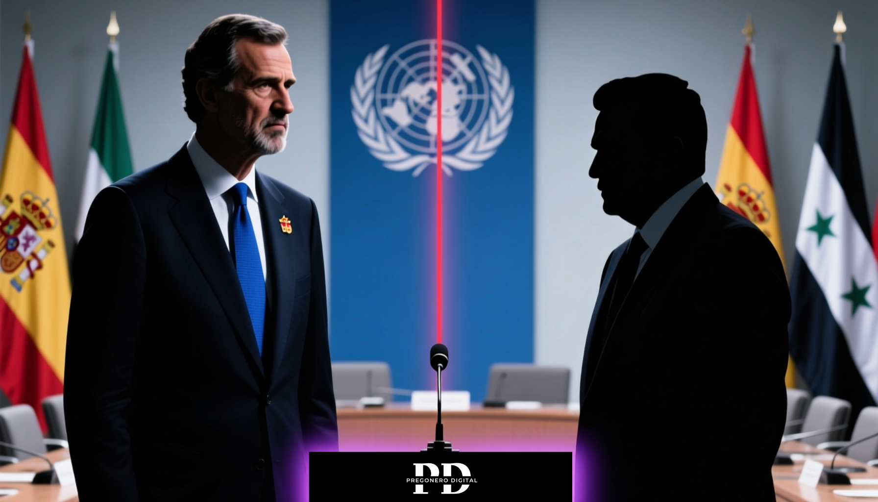 Rey Felipe VI y Ahmad al-Sharaa en foro internacional - polémica diplomática Siria